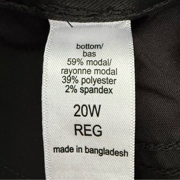 NWOT Women’s Edgely By Maurices High Rise Slim Faux Leather Pants Plus Size 20W - Picture 11 of 16